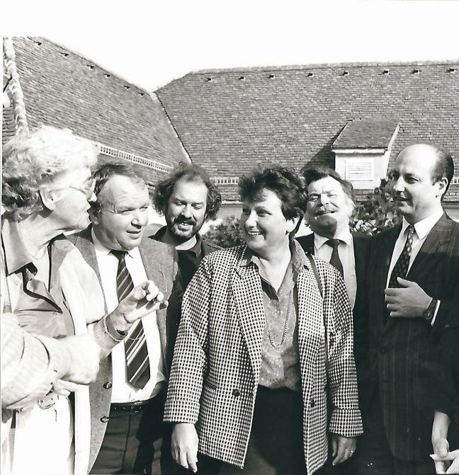 Mit Hilde Hawlicek, Harry Jeschofnig, H.P. Maya, Günther Hödl und Inge Freund